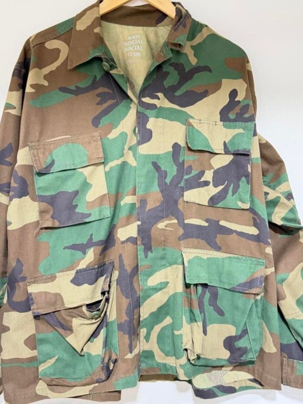Anti Social Social Club camo jacket - streetwear style #ASSC